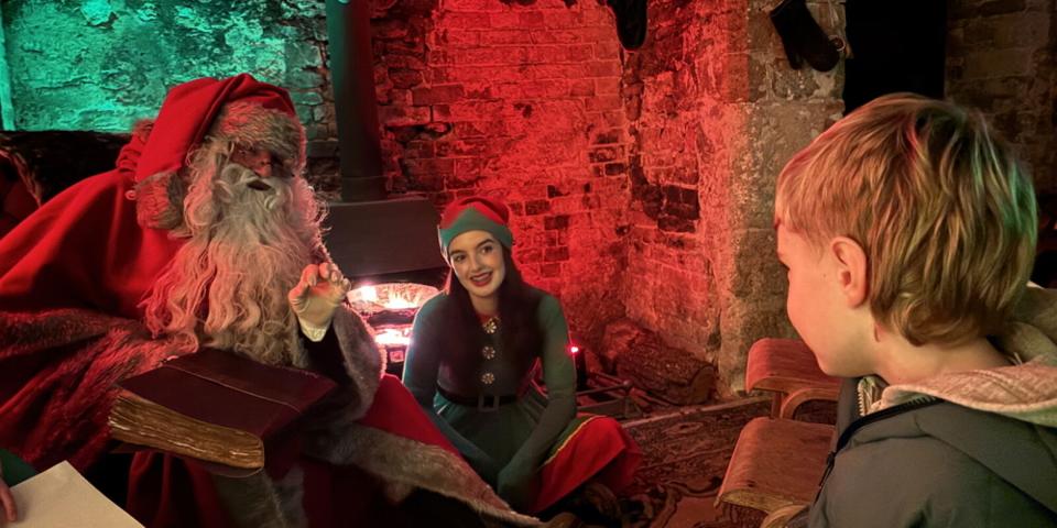 Father Christmas in the Tudor House